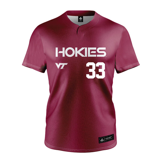 Virginia Tech - NCAA Softball : Mia Gagliardi - Maroon Jersey-0