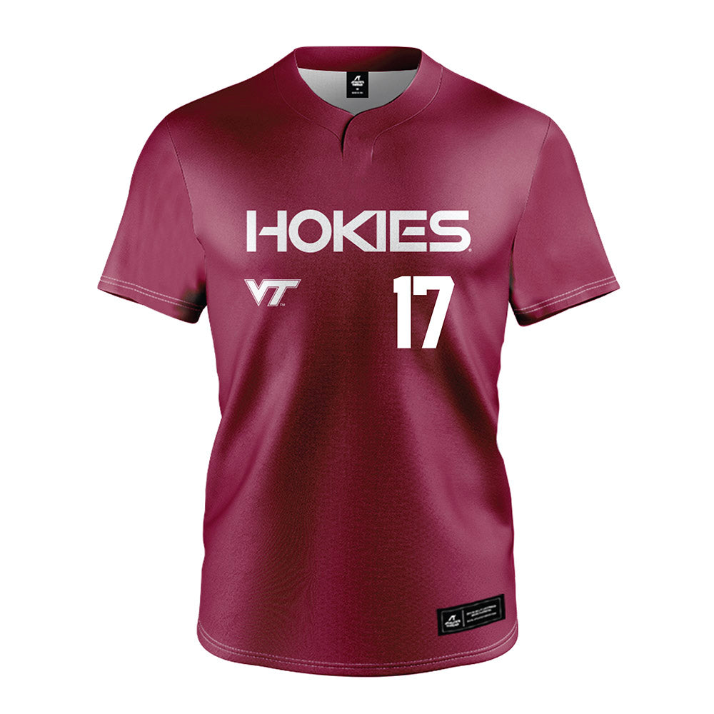 Virginia Tech - NCAA Softball : Haley Luginbill - Maroon Jersey-0