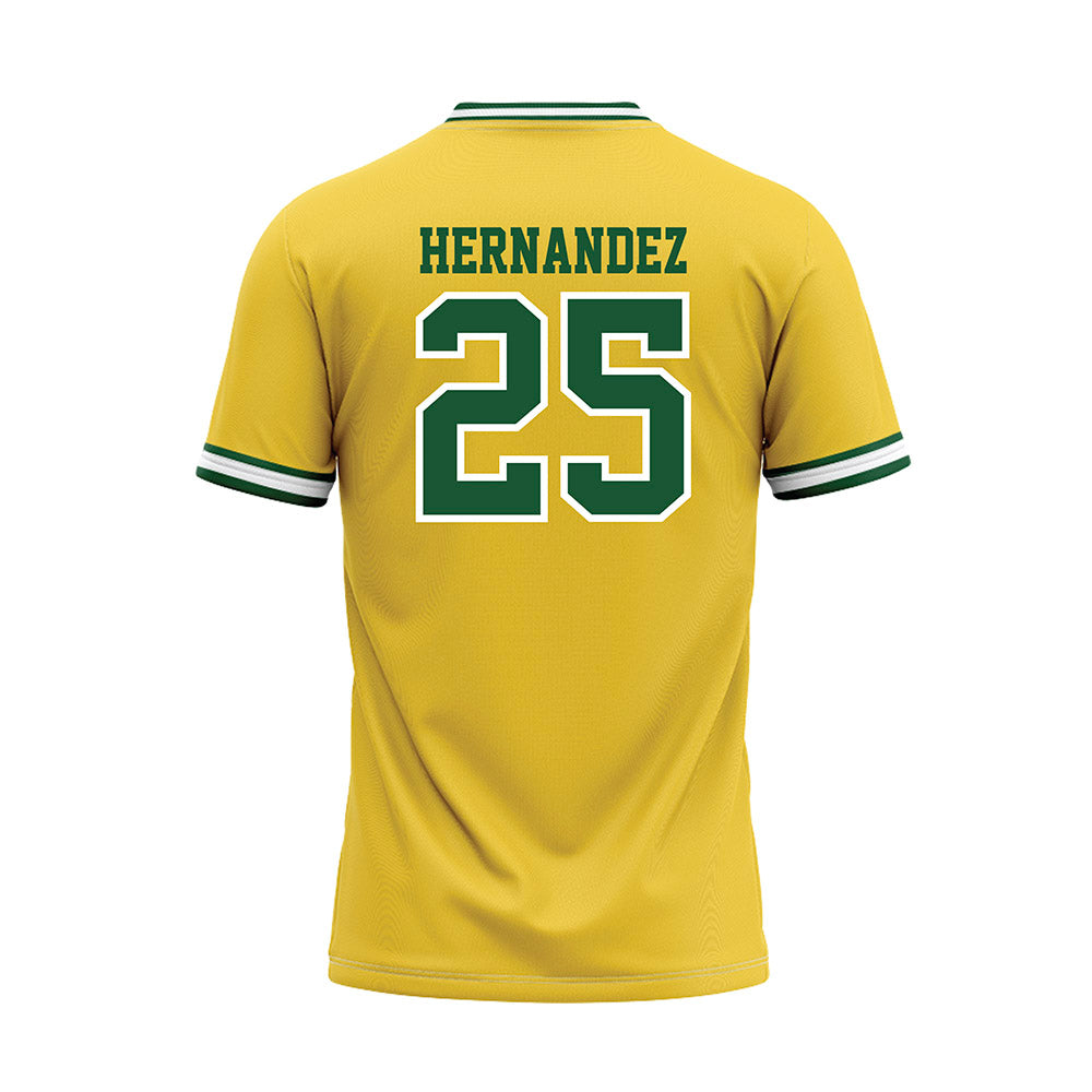 OKBU - NCAA Baseball : Lucas Hernandez - Yellow Jersey-1