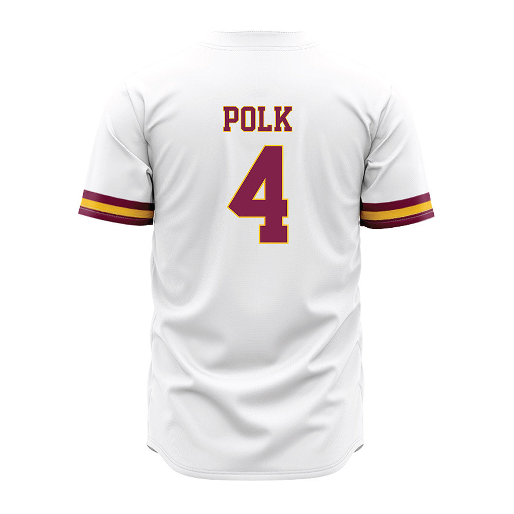 Arizona State - NCAA Baseball : Matthew Polk - White Jersey-1