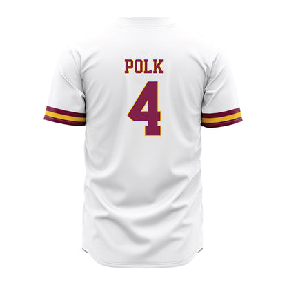 Arizona State - NCAA Baseball : Matthew Polk - White Jersey-1