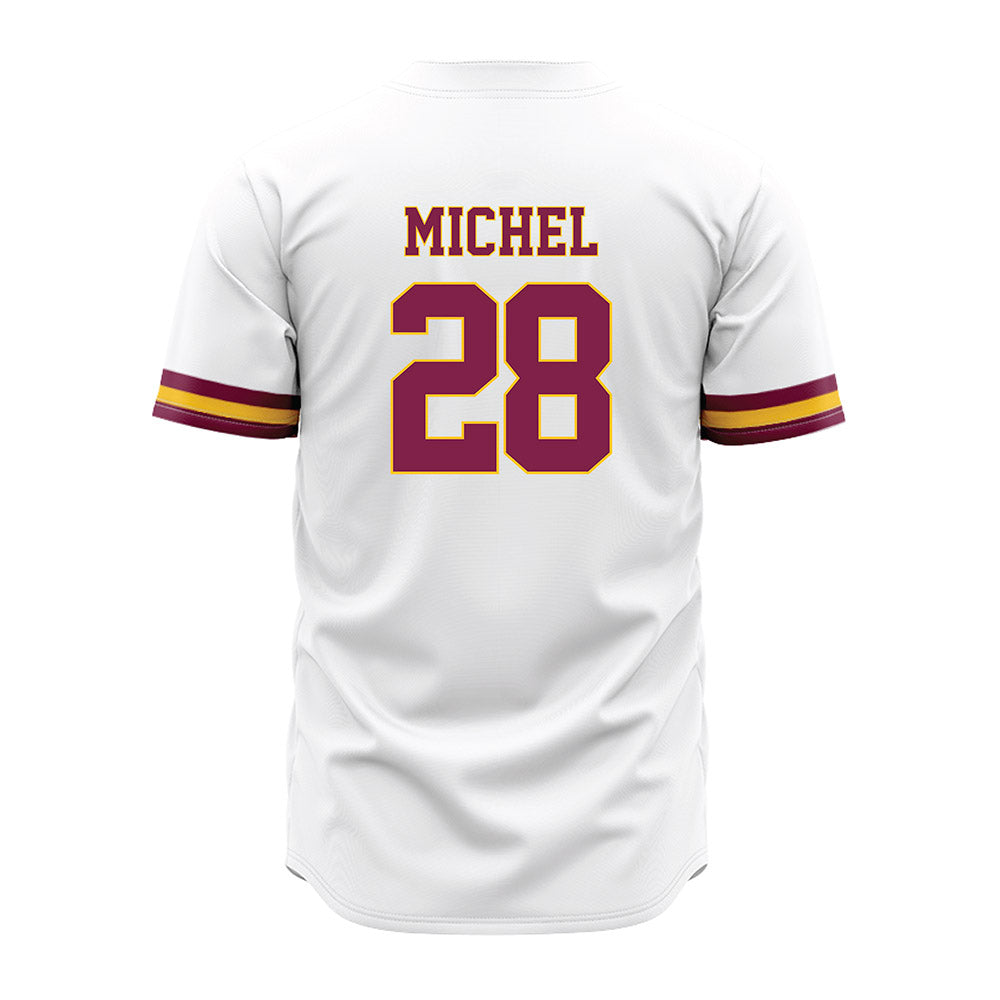 Arizona State - NCAA Baseball : Garrett Michel - White Jersey-1