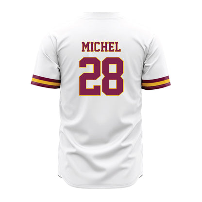 Arizona State - NCAA Baseball : Garrett Michel - White Jersey-1