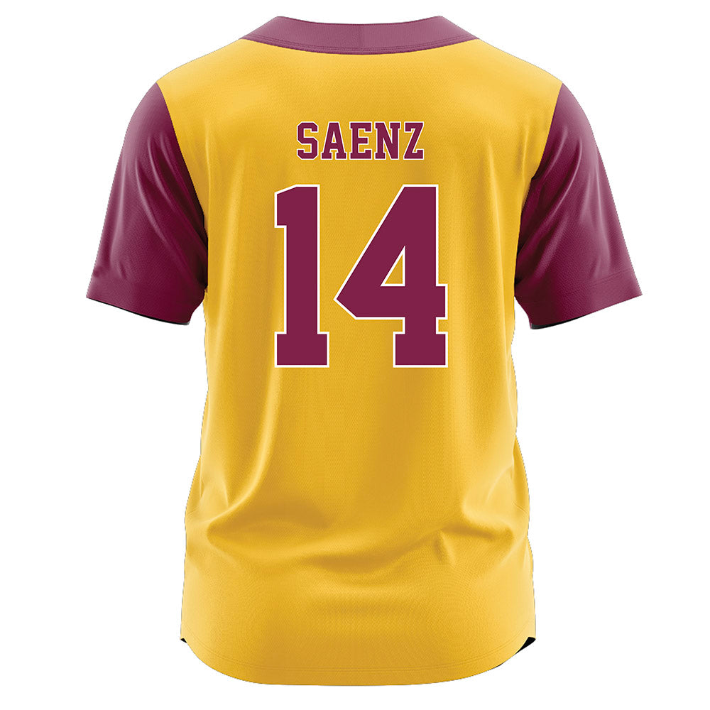 Arizona State - NCAA Softball : Sydney Saenz - Gold Jersey-1