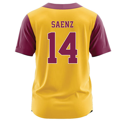 Arizona State - NCAA Softball : Sydney Saenz - Gold Jersey-1