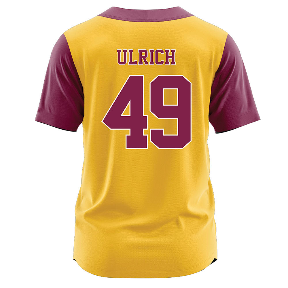 Arizona State - NCAA Softball : Brooklyn Ulrich - Gold Jersey-1
