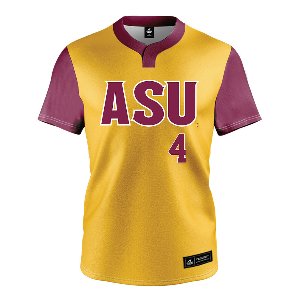 Arizona State - NCAA Softball : Jazmarie Roberts - Gold Jersey-0