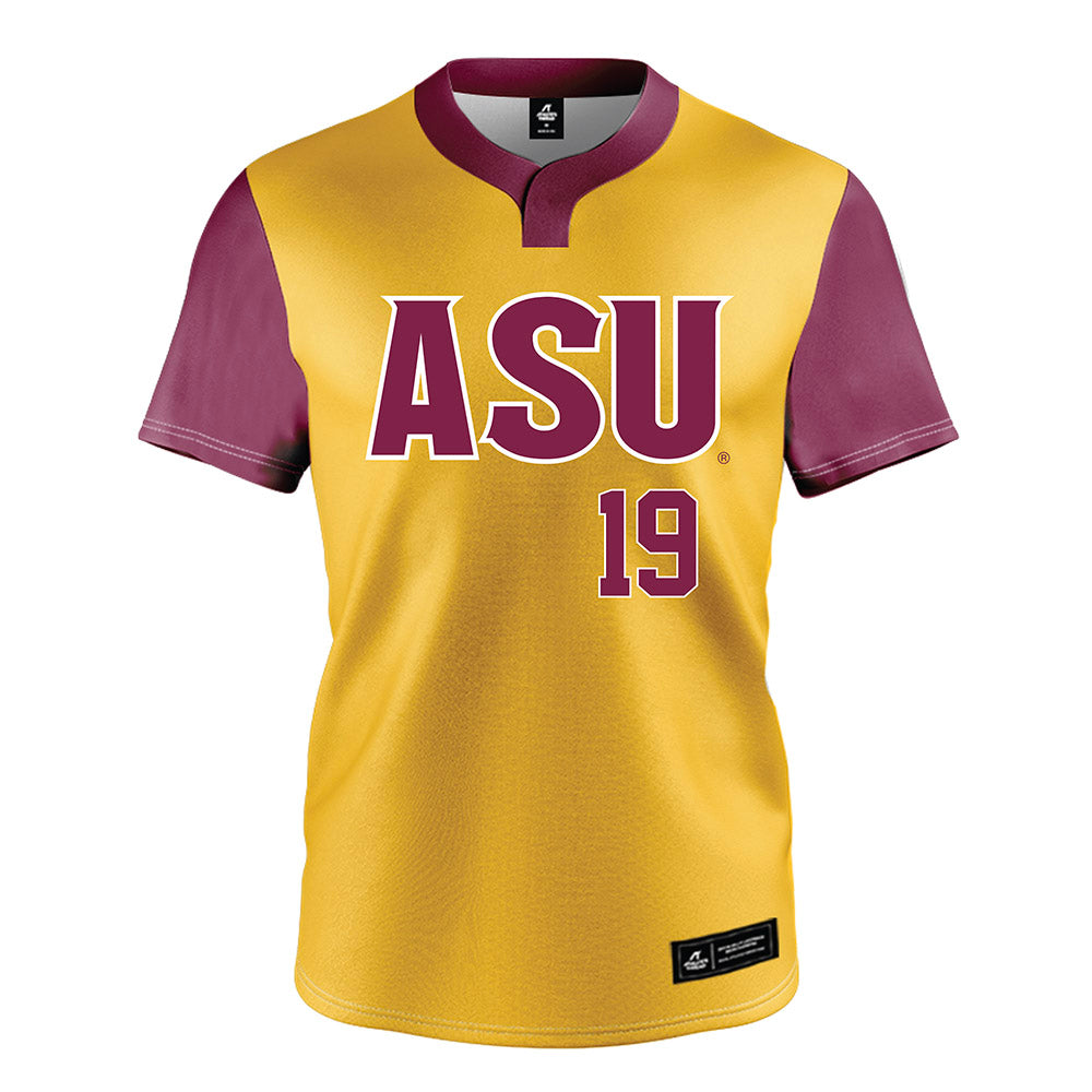 Arizona State - NCAA Softball : Corie Shull - Gold Jersey