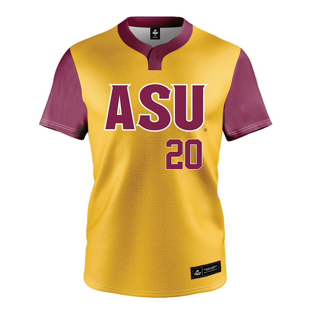 Arizona State - NCAA Softball : Takyla Davis - Gold Jersey-0