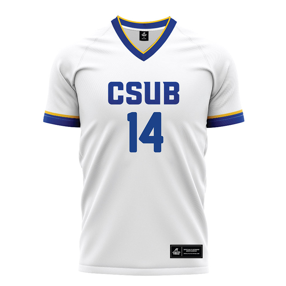 CSU Bakersfield - NCAA Men's Soccer : Jacob Bernauer - White Soccer Jersey-0