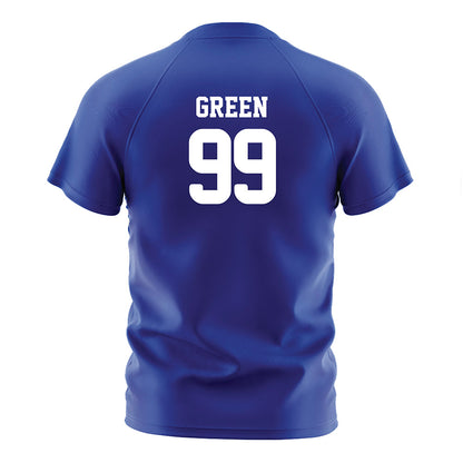 CSU Bakersfield - NCAA Women's Soccer : Aly Green - Blue Soccer Jersey-1