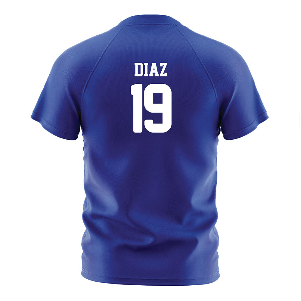 CSU Bakersfield - NCAA Women's Soccer : Alexandra Diaz - Blue Soccer Jersey-1