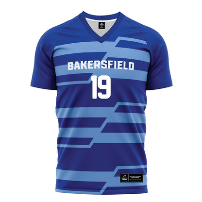 CSU Bakersfield - NCAA Women's Soccer : Alexandra Diaz - Blue Soccer Jersey-0