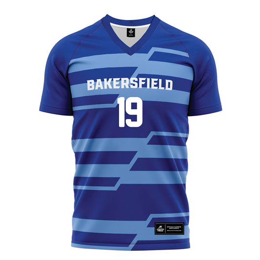 CSU Bakersfield - NCAA Women's Soccer : Alexandra Diaz - Blue Soccer Jersey-0