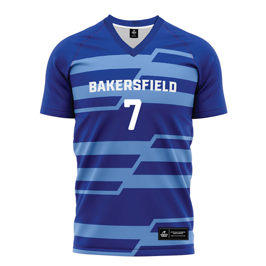 CSU Bakersfield - NCAA Women's Soccer : Joseline Murillo - Blue Soccer Jersey-0