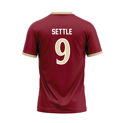 Elon - NCAA Softball : Emily Settle - Red Baseball Jersey-1