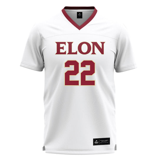 Elon - NCAA Women's Lacrosse : Cierra Hopson - White Lacrosse Jersey -0