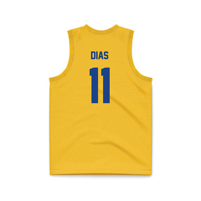 CSU Bakersfield - NCAA Women's Basketball : Maria Dias - Gold Basketball Jersey-1