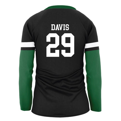 OKBU - NCAA Women's Volleyball : Chloe Davis - Black Volleyball Jersey-1