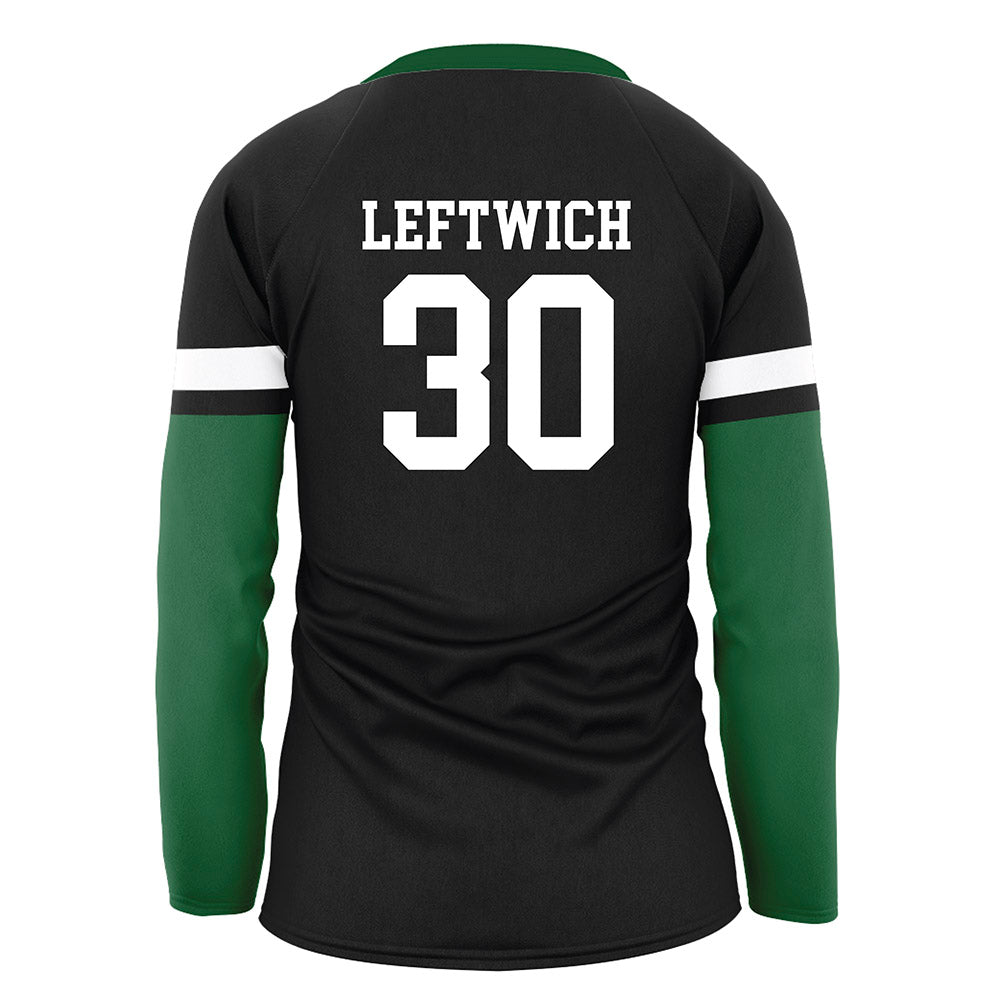 OKBU - NCAA Women's Volleyball : Megan Leftwich - Black Volleyball Jersey-1