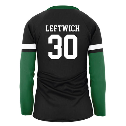 OKBU - NCAA Women's Volleyball : Megan Leftwich - Black Volleyball Jersey-1