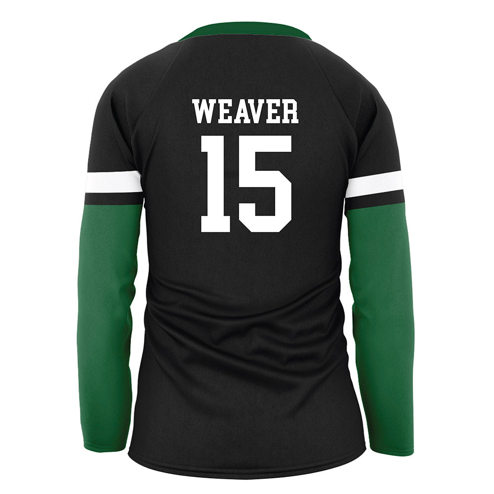 OKBU - NCAA Women's Volleyball : maryella weaver - Black Volleyball Jersey-1