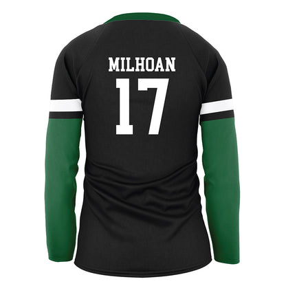 OKBU - NCAA Women's Volleyball : Payton Milhoan - Black Volleyball Jersey-1