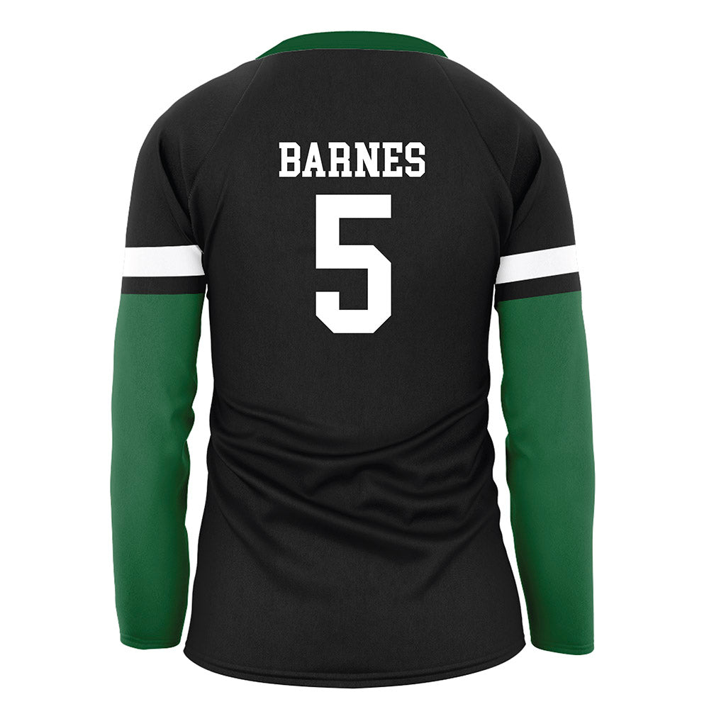 OKBU - NCAA Women's Volleyball : Madi Barnes - Black Volleyball Jersey-1