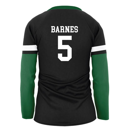 OKBU - NCAA Women's Volleyball : Madi Barnes - Black Volleyball Jersey-1