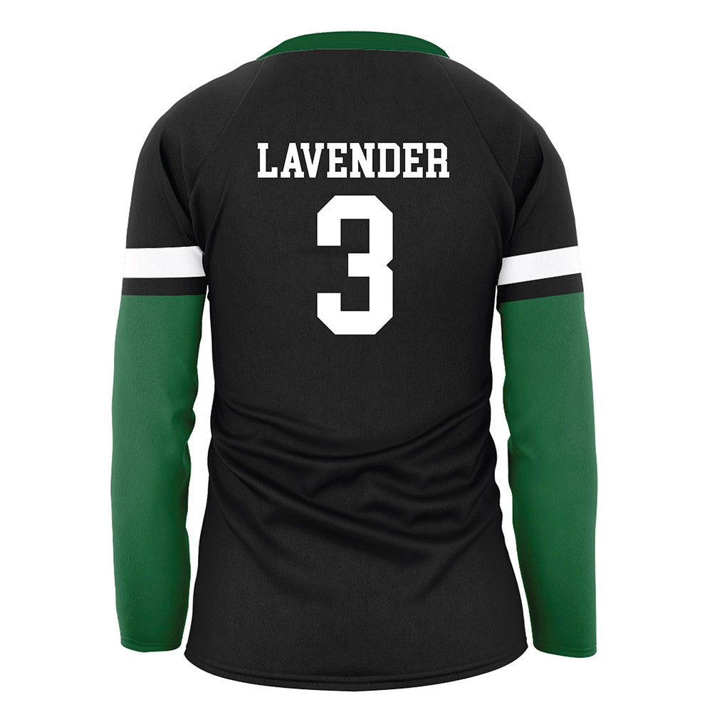 OKBU - NCAA Women's Volleyball : Sydney Lavender - Black Volleyball Jersey-1
