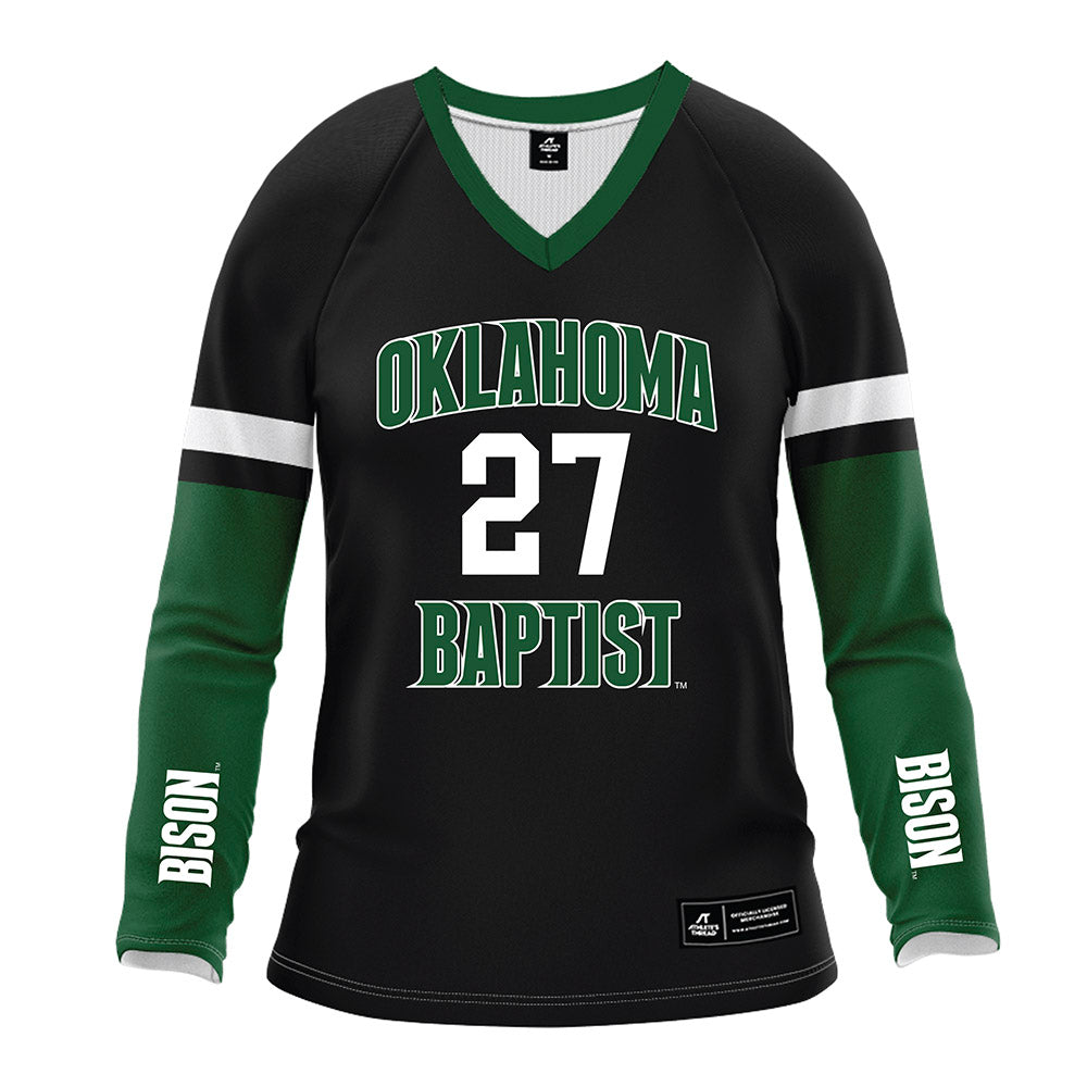 OKBU - NCAA Women's Volleyball : Addison Breymann - Black Volleyball Jersey-0
