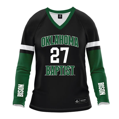 OKBU - NCAA Women's Volleyball : Addison Breymann - Black Volleyball Jersey-0