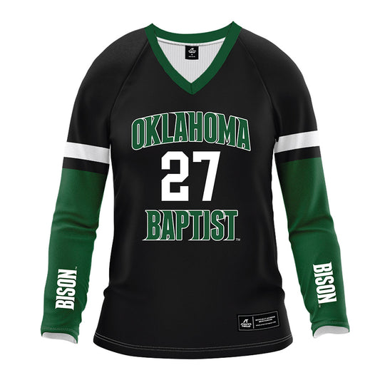 OKBU - NCAA Women's Volleyball : Addison Breymann - Black Volleyball Jersey-0