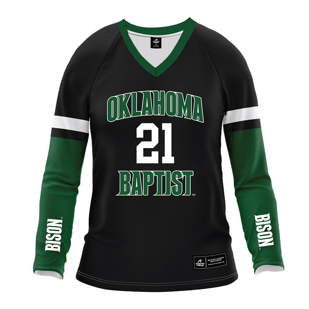 OKBU - NCAA Women's Volleyball : Kosi Obinwa - Black Volleyball Jersey-0