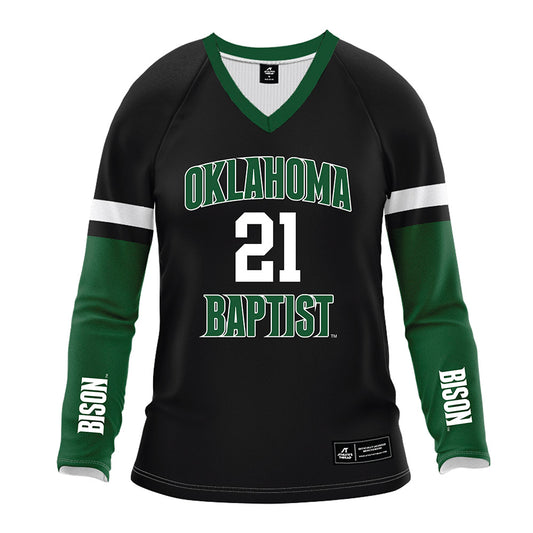 OKBU - NCAA Women's Volleyball : Kosi Obinwa - Black Volleyball Jersey-0