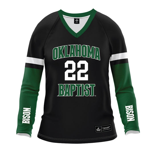OKBU - NCAA Women's Volleyball : Addison Dale - Black Volleyball Jersey-0