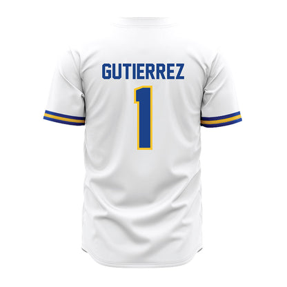 CSU Bakersfield - NCAA Baseball : Jacob Gutierrez - White Jersey
