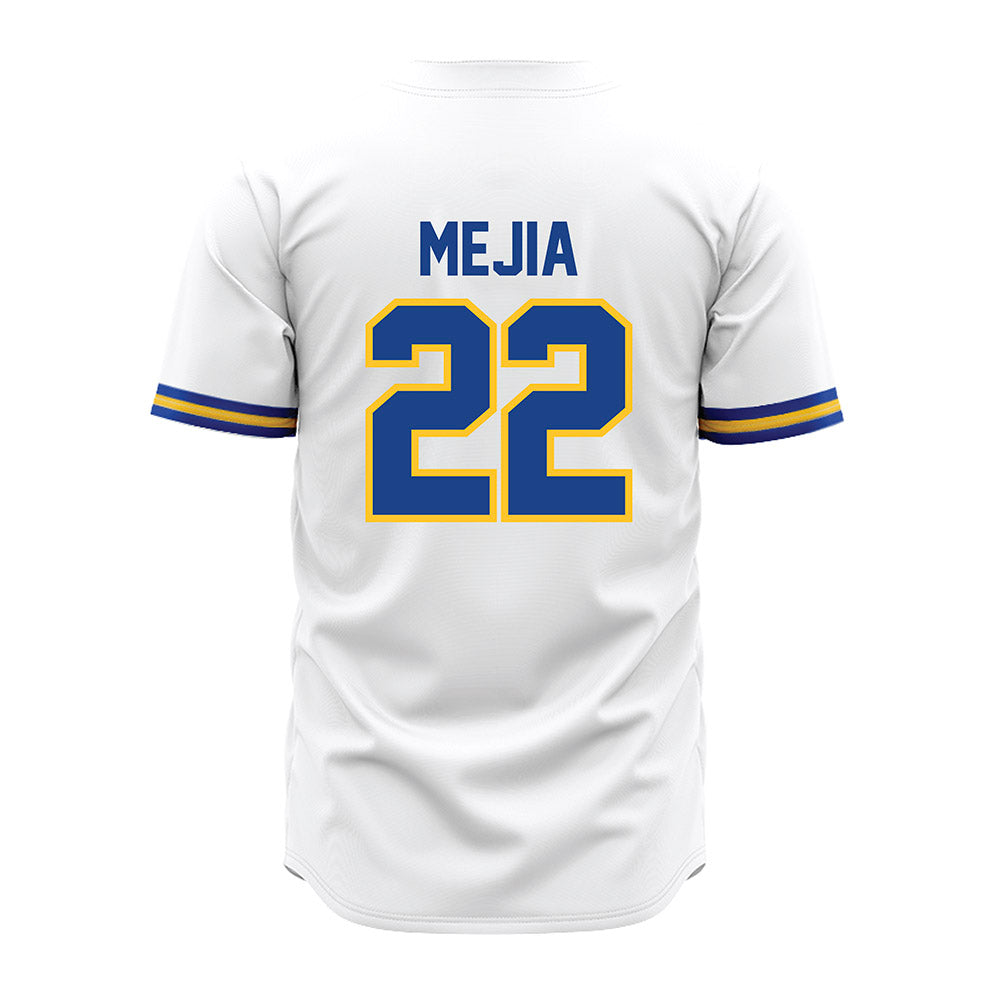 CSU Bakersfield - NCAA Baseball : Angel Mejia - White Jersey-1