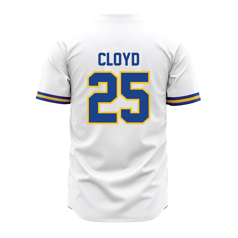 CSU Bakersfield - NCAA Baseball : Evan Cloyd - White Jersey-1