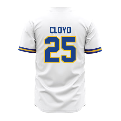 CSU Bakersfield - NCAA Baseball : Evan Cloyd - White Jersey-1