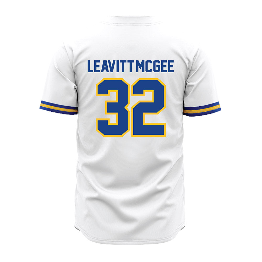 CSU Bakersfield - NCAA Baseball : Casey Leavitt-McGee - White Jersey-1