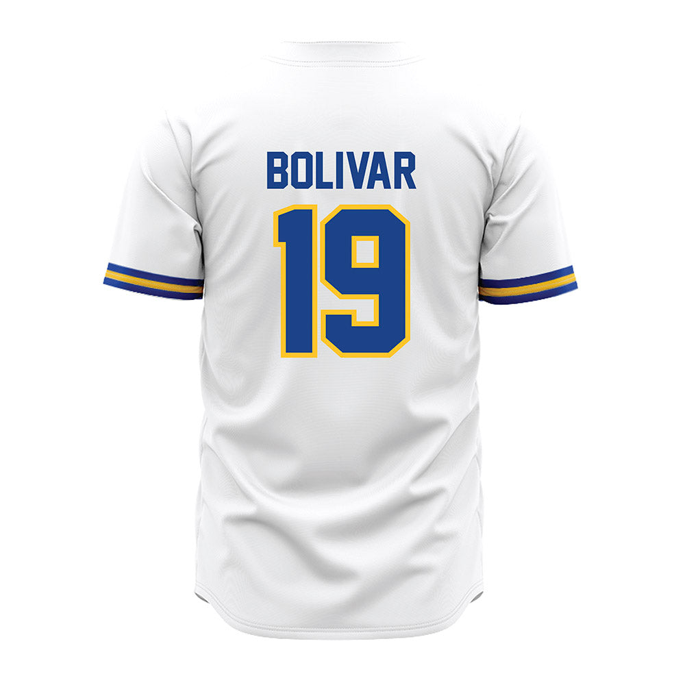 CSU Bakersfield - NCAA Baseball : Saul Bolivar - White Jersey-1