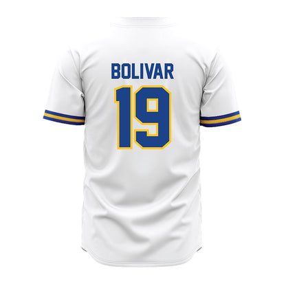 CSU Bakersfield - NCAA Baseball : Saul Bolivar - White Jersey-1
