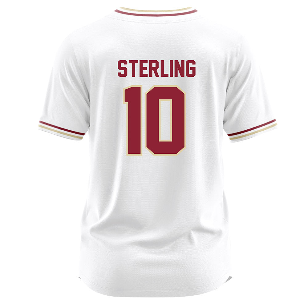 Elon - NCAA Baseball : Nate Sterling - White Jersey-1