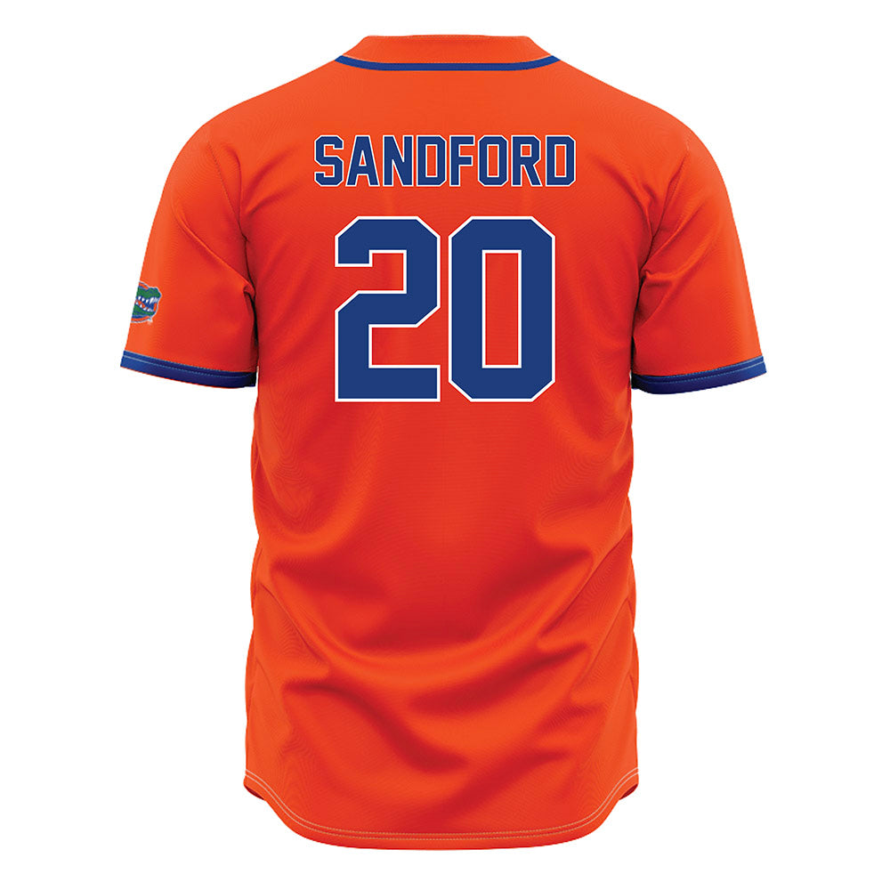 Florida - NCAA Baseball : Schuyler Sandford - Orange Jersey-1