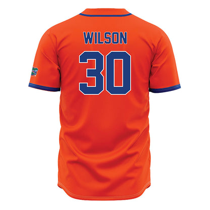 Florida - NCAA Baseball : Ashton Wilson - Orange Jersey