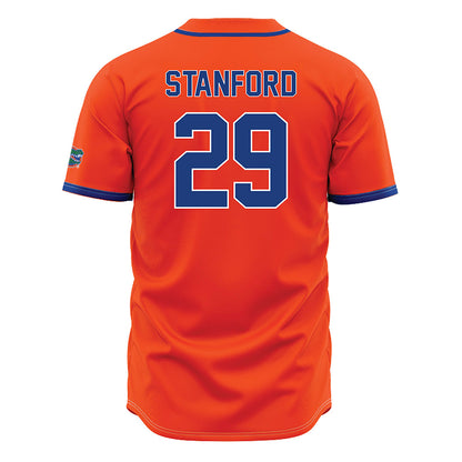 Florida - NCAA Baseball : Cole Stanford - Orange Jersey-1