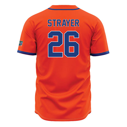 Florida - NCAA Baseball : Cash Strayer - Orange Jersey-1