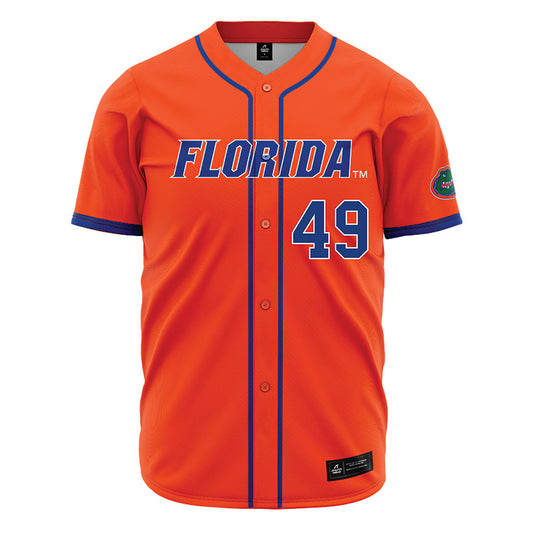 Florida - NCAA Baseball : Colton Schwarz - Orange Jersey-0