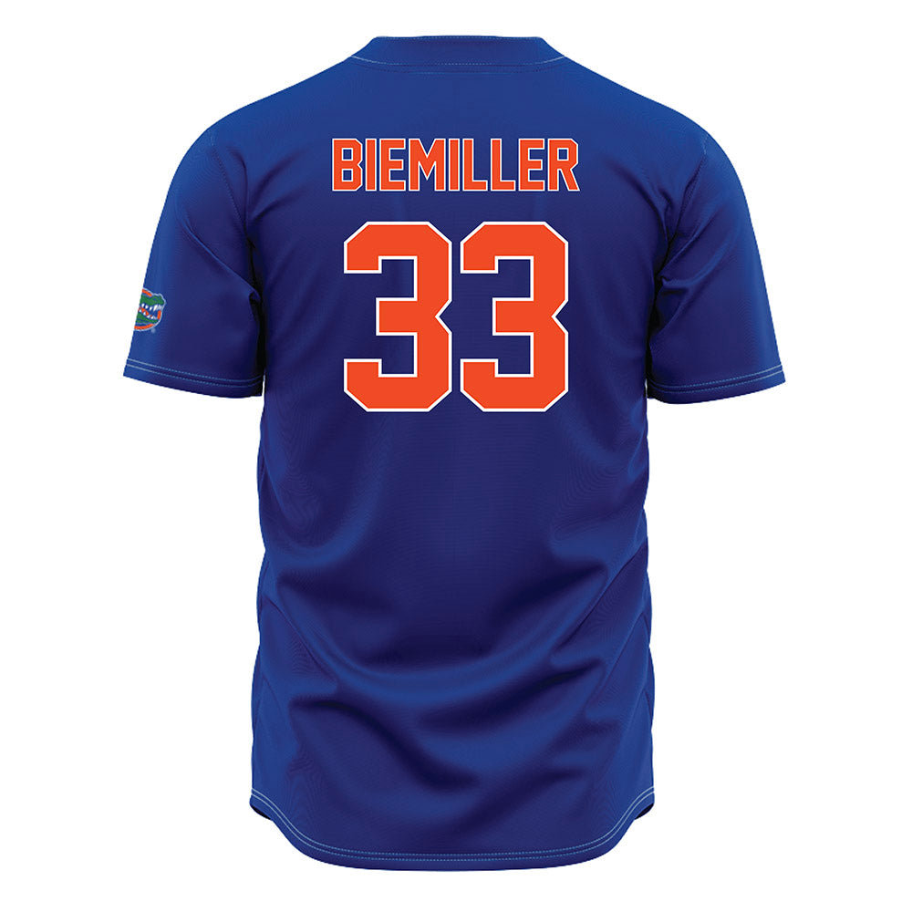 Florida - NCAA Baseball : McCall Biemiller - Blue Jersey-1